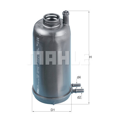 Filtre à carburant MAHLE ORIGINAL KL 707D