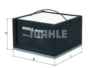 Filtre à carburant MAHLE ORIGINAL KX 332