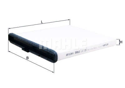 Filtre à air d'habitacle MAHLE ORIGINAL LA 1139