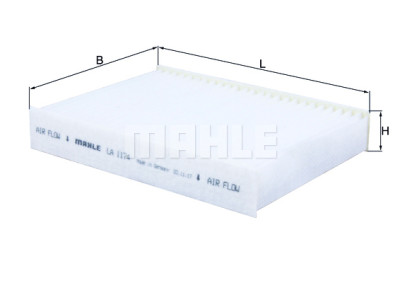 Filtre à air d'habitacle MAHLE ORIGINAL LA 1174
