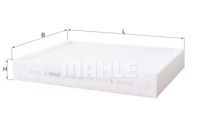 Filtre à air d'habitacle MAHLE ORIGINAL LA 1263