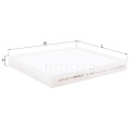 Filtre à air d&#39;habitacle MAHLE ORIGINAL LA 1505