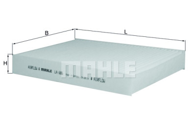 Filtre à air d'habitacle MAHLE ORIGINAL LA 686