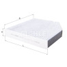 Filtre à air habitacle MAHLE ORIGINAL LAK 1161