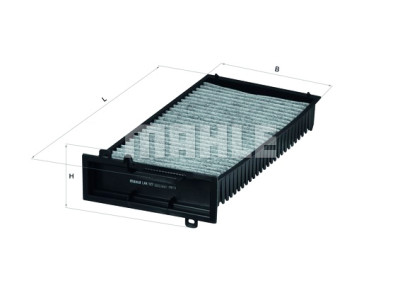 Filtre à air habitacle MAHLE ORIGINAL LAK 127