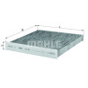 Filtre à air habitacle MAHLE ORIGINAL LAK 859