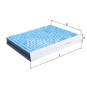 Filtre, air de l'habitacle