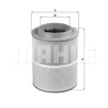 Filtre à air MAHLE ORIGINAL LX 1072
