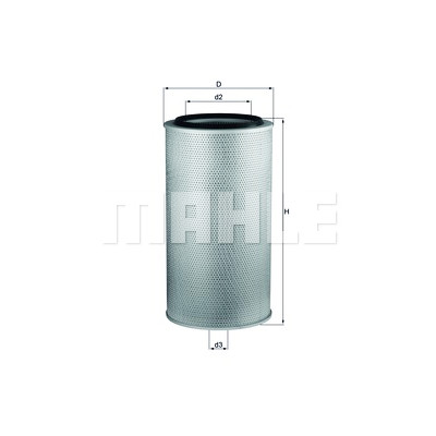 Filtre à air MAHLE ORIGINAL LX 1255