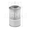 Filtre à air MAHLE ORIGINAL LX 1276