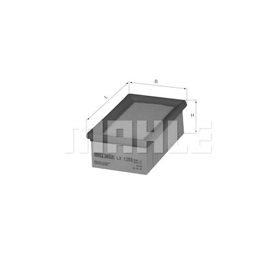 Filtre à air MAHLE ORIGINAL LX 1293