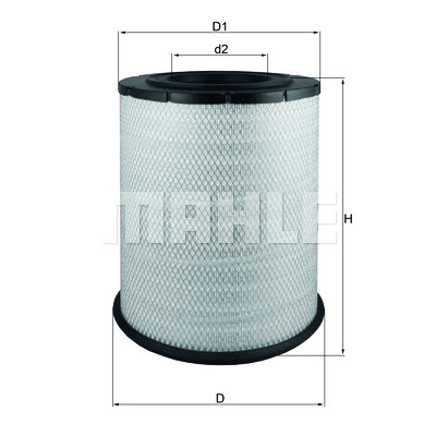 Filtre à air MAHLE ORIGINAL LX 1587