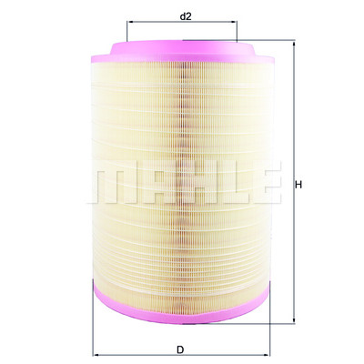 Filtre à air MAHLE ORIGINAL LX 2082