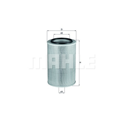 Filtre à air MAHLE ORIGINAL LX 345