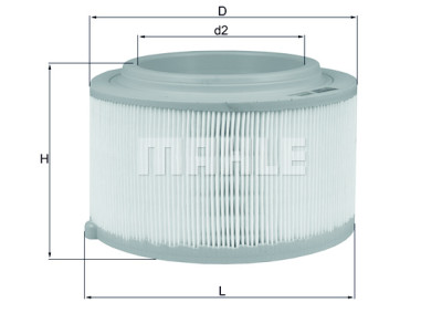 Filtre à air MAHLE ORIGINAL LX 3458