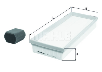 Kit filtre à air MAHLE ORIGINAL LX 3955