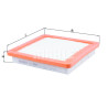 Filtre à air MAHLE ORIGINAL LX 4066