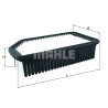Filtre à air MAHLE ORIGINAL LX 4083