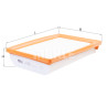 Filtre à air MAHLE ORIGINAL LX 4333