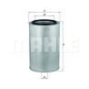 Filtre à air MAHLE ORIGINAL LX 436