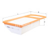 Filtre à air MAHLE ORIGINAL LX 4460