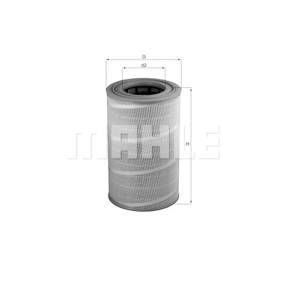 Filtre à air MAHLE ORIGINAL LX 612