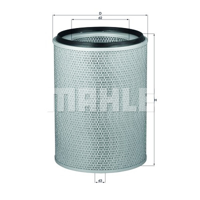 Filtre à air MAHLE ORIGINAL LX 797