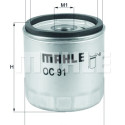 Filtre à huile MAHLE ORIGINAL OC 91D