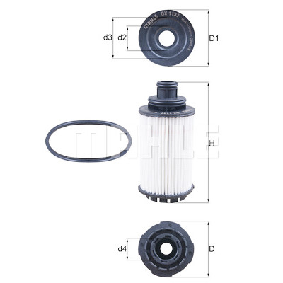 Filtre à huile MAHLE ORIGINAL OX 1137D