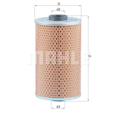 Filtre à huile MAHLE ORIGINAL OX 40