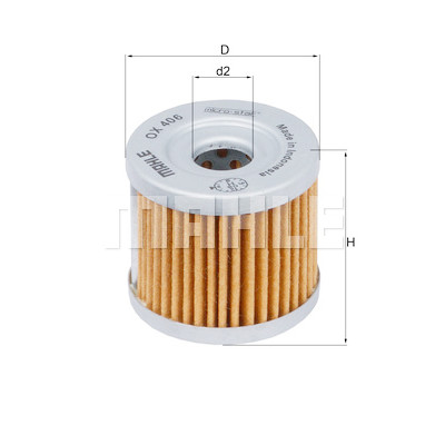 Filtre à huile MAHLE ORIGINAL OX 406