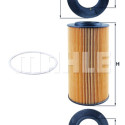 Filtre à huile MAHLE ORIGINAL OX 434D