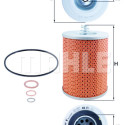 Filtre à huile MAHLE ORIGINAL OX 71D