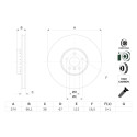 Jeu de disques de frein BOSCH 0 986 479 F60