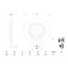 Jeu de 2 disques de frein BOSCH 0 986 479 F75