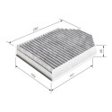 Filtre à air d&#39;habitacle BOSCH 1 987 435 509