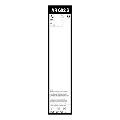 Essuie-glaces BOSCH 3 397 014 421
