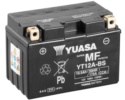 Batterie de démarrage YUASA YT12A-BS