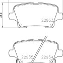 Jeu de 4 plaquettes de frein BREMBO P 59 097