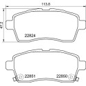 Jeu de 4 plaquettes de frein BREMBO P 79 037