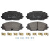 Jeu de 4 plaquettes de frein BREMBO P 85 176