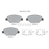 Plaquettes de frein TEXTAR 2213901