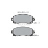 Plaquettes de frein TEXTAR 2280001