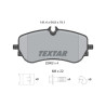 Plaquettes de frein TEXTAR 2280201