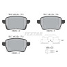 Plaquettes de frein TEXTAR 2581802