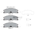 Plaquettes de frein TEXTAR 2590201