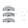 Plaquettes de frein TEXTAR 2590201