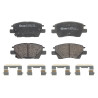 Jeu de 4 plaquettes de frein BREMBO P 10 073