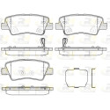 Jeu de 4 plaquettes de frein ROADHOUSE 21362.30