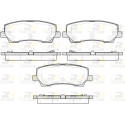 Jeu de 4 plaquettes de frein ROADHOUSE 21621.15